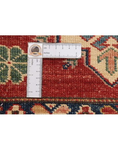 Tappeto Kazak Fine Pakistan rosso giallo 83x306