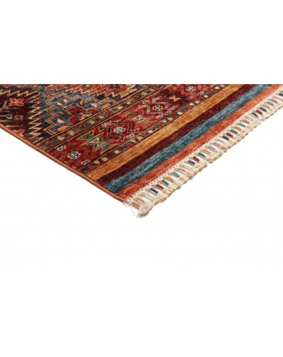 Tappeto Samarkand Pakistan marrone grigio 179x249
