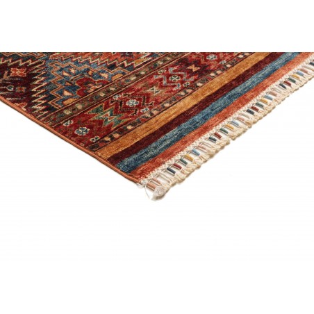 Tappeto Samarkand Pakistan marrone grigio 179x249