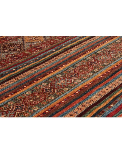 Tappeto Samarkand Pakistan marrone grigio 179x249