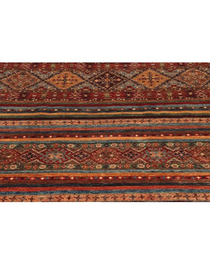 Tappeto Samarkand Pakistan marrone grigio 179x249