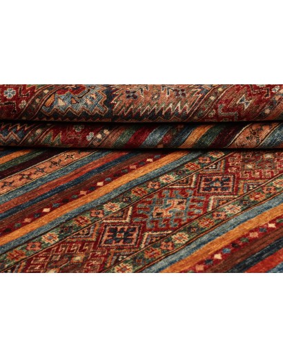 Tappeto Samarkand Pakistan marrone grigio 179x249