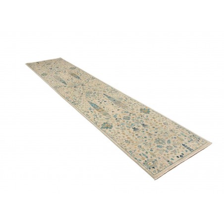 Tappeto Shahi Fine Pakistan marrone grigio 79x341