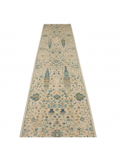 Tappeto Shahi Fine Pakistan marrone grigio 79x341