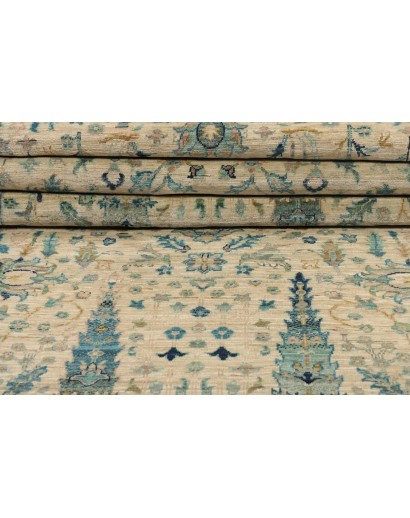 Tappeto Shahi Fine Pakistan marrone grigio 79x341