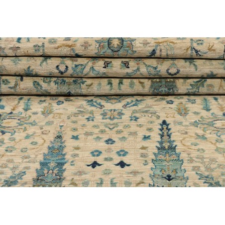 Tappeto Shahi Fine Pakistan marrone grigio 79x341