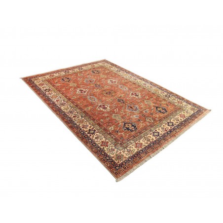Tappeto Kazak Fine Pakistan marrone rosso 183x244