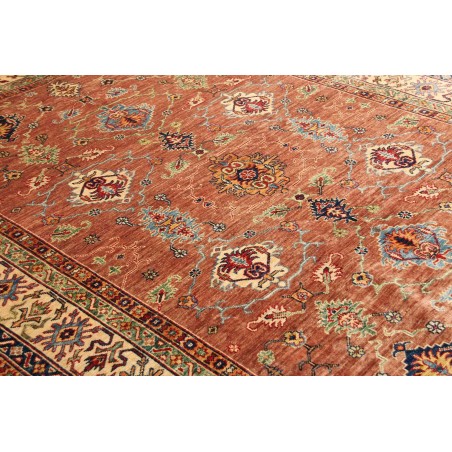 Tappeto Kazak Fine Pakistan marrone rosso 183x244