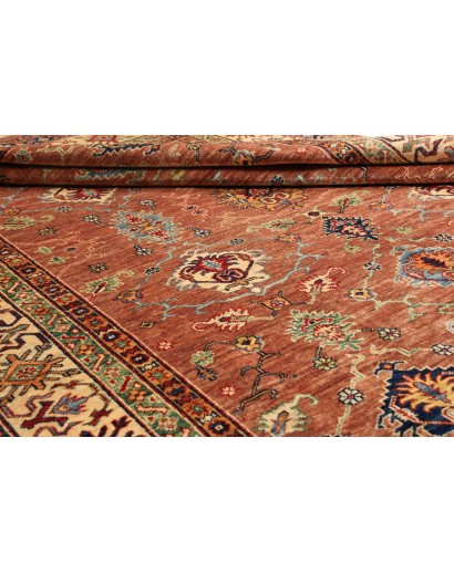 Tappeto Kazak Fine Pakistan marrone rosso 183x244