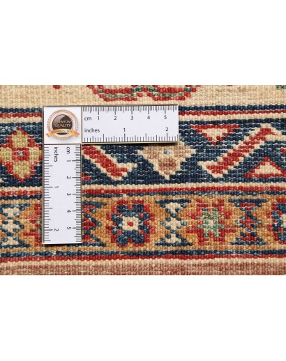 Tappeto Kazak Fine Pakistan marrone rosso 183x244