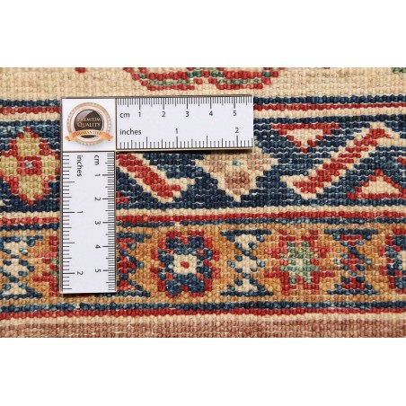 Tappeto Kazak Fine Pakistan marrone rosso 183x244
