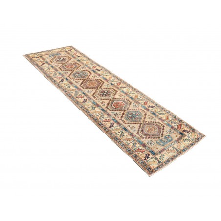 Tappeto Kazak Fine Pakistan marrone grigio 75x252