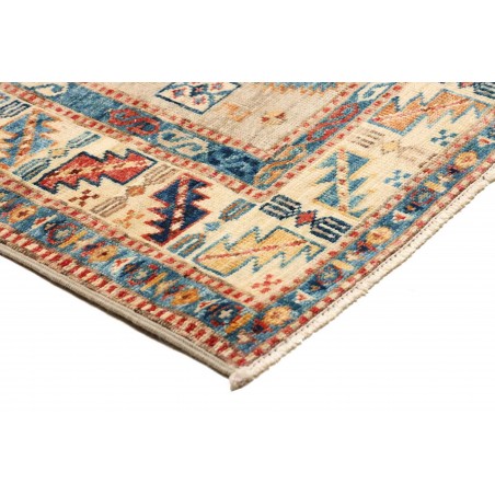Tappeto Kazak Fine Pakistan marrone grigio 75x252
