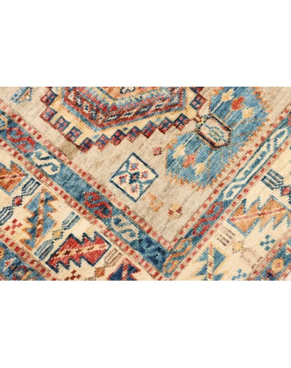 Tappeto Kazak Fine Pakistan marrone grigio 75x252