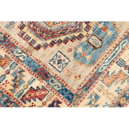 Tappeto Kazak Fine Pakistan marrone grigio 75x252