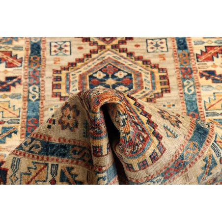 Tappeto Kazak Fine Pakistan marrone grigio 75x252