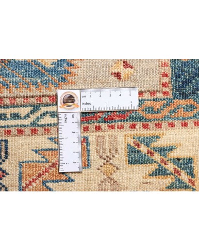 Tappeto Kazak Fine Pakistan marrone grigio 75x252