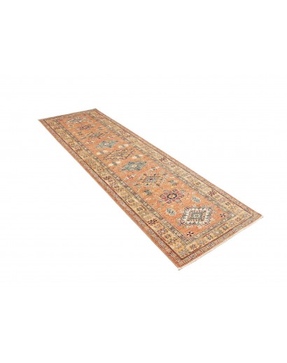 Tappeto Kazak Fine Pakistan marrone bianco 84x299