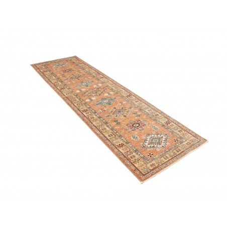 Tappeto Kazak Fine Pakistan marrone bianco 84x299