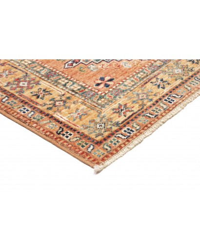 Tappeto Kazak Fine Pakistan marrone bianco 84x299