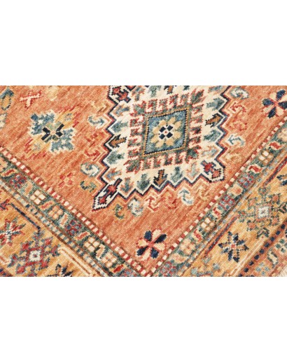 Tappeto Kazak Fine Pakistan marrone bianco 84x299
