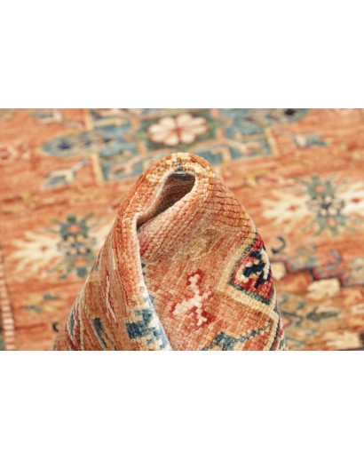 Tappeto Kazak Fine Pakistan marrone bianco 84x299