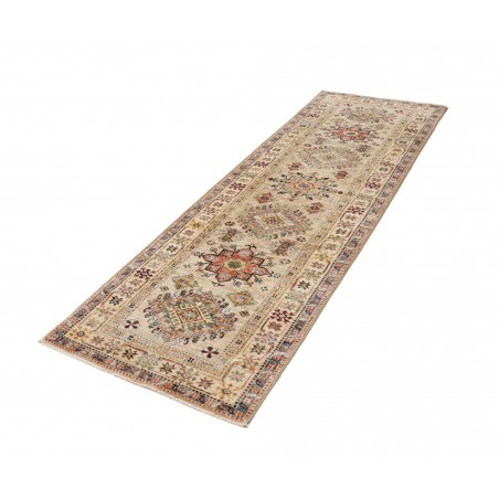 Tappeto Kazak Fine Pakistan marrone bianco 83x256
