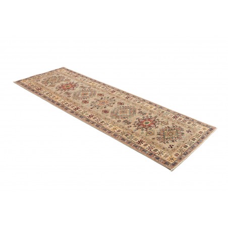 Tappeto Kazak Fine Pakistan marrone bianco 83x256