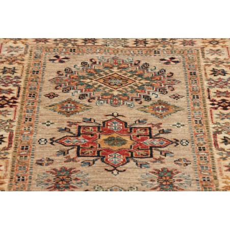 Tappeto Kazak Fine Pakistan marrone bianco 83x256