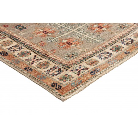 Tappeto Kazak Fine Pakistan marrone azzurro 79x254