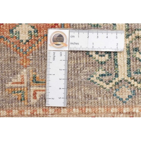 Tappeto Kazak Fine Pakistan marrone azzurro 79x254