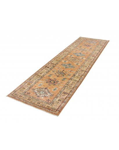 Tappeto Kazak Fine Pakistan marrone azzurro 78x297