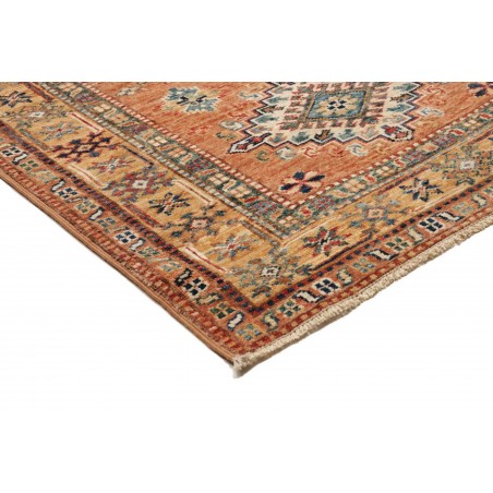 Tappeto Kazak Fine Pakistan marrone azzurro 78x297
