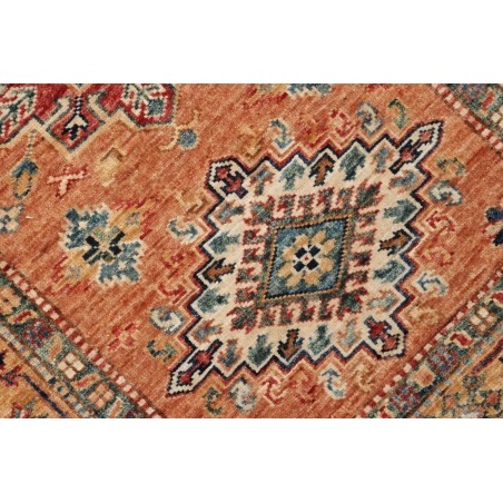 Tappeto Kazak Fine Pakistan marrone azzurro 78x297