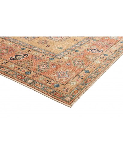 Tappeto Kazak Fine Pakistan marrone grigio 254x307
