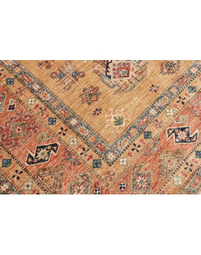Tappeto Kazak Fine Pakistan marrone grigio 254x307