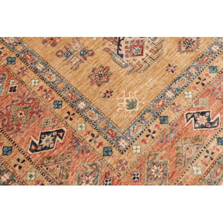 Tappeto Kazak Fine Pakistan marrone grigio 254x307
