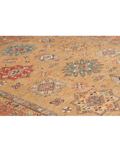 Tappeto Kazak Fine Pakistan marrone grigio 254x307