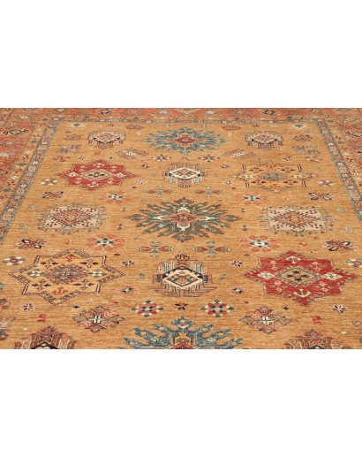 Tappeto Kazak Fine Pakistan marrone grigio 254x307