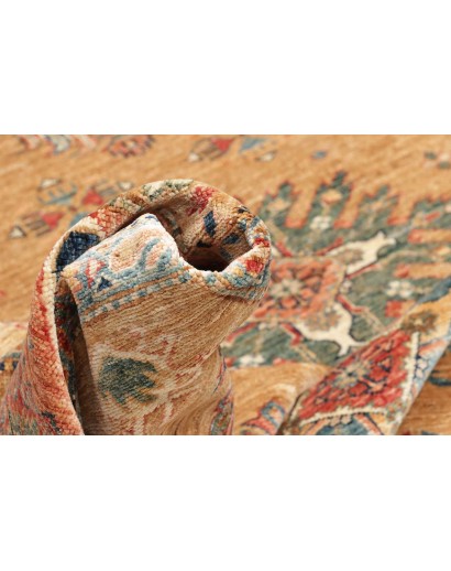 Tappeto Kazak Fine Pakistan marrone grigio 254x307