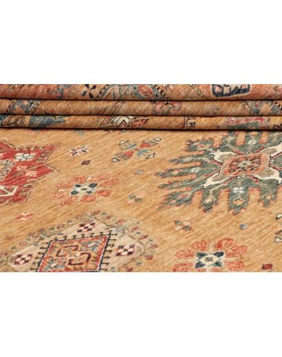 Tappeto Kazak Fine Pakistan marrone grigio 254x307