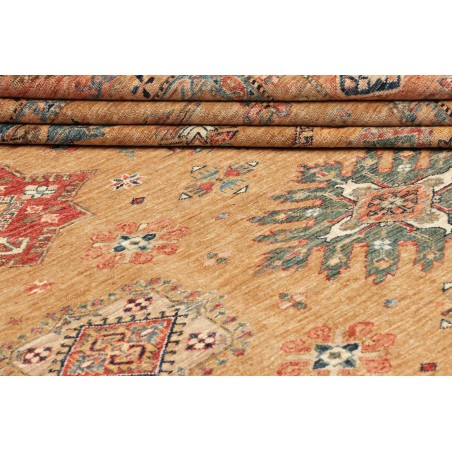 Tappeto Kazak Fine Pakistan marrone grigio 254x307