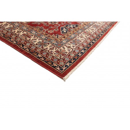 Tappeto Kazak Fine Pakistan marrone giallo 242x318