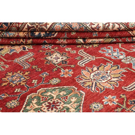 Tappeto Kazak Fine Pakistan marrone giallo 242x318