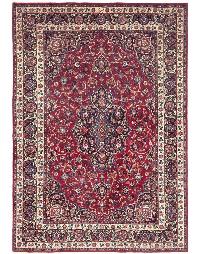 Tappeto Mashad Persia marrone beige 205x293