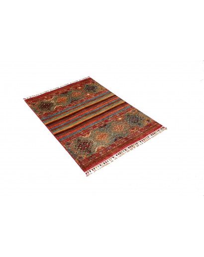 Tappeto Samarkand Pakistan rosso marrone 82x123