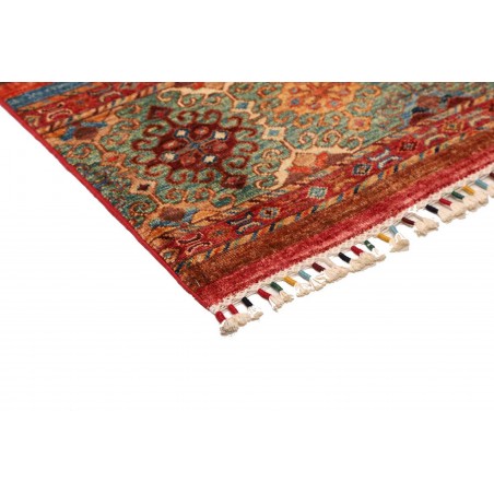 Tappeto Samarkand Pakistan rosso marrone 82x123