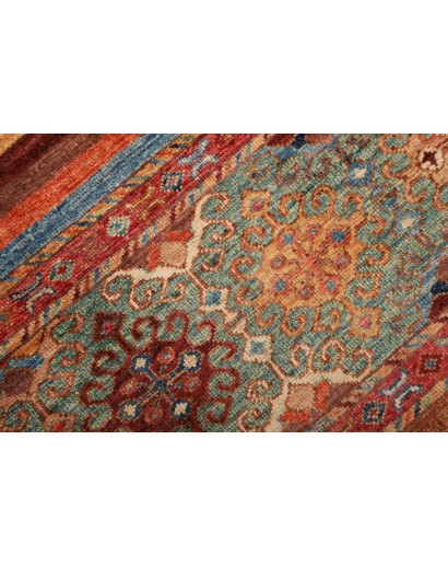 Tappeto Samarkand Pakistan rosso marrone 82x123