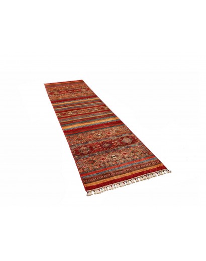 Tappeto Samarkand Pakistan marrone arancione 83x293
