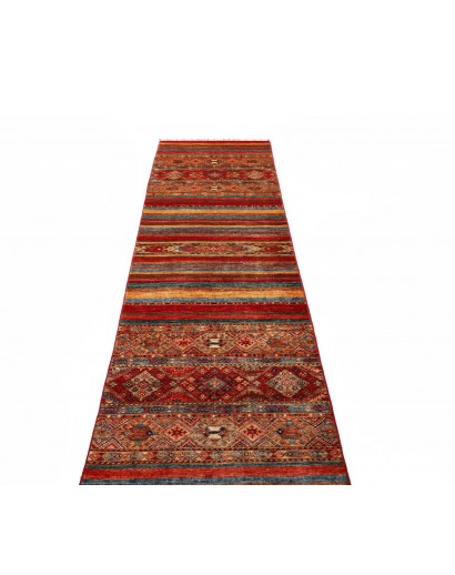 Tappeto Samarkand Pakistan marrone arancione 83x293